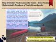 Best Christian Youth Lesson to Teach – Make Yourself Optimistically Ready as a Youth Group Leader PowerPoint PPT Presentation
