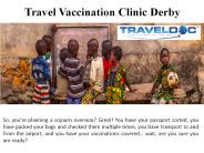 Travel Vaccination Clinic Derby