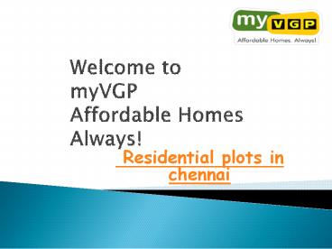 Flats In Chennai For Sale