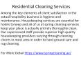 Residential Cleaning Services PowerPoint PPT Presentation