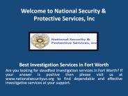 Security Services Louisiana, Law Enforcement Agency Dallas
