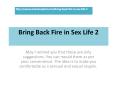 Bring Back Fire in Sex Life 2 PowerPoint PPT Presentation