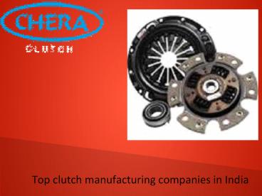 Top clutch manufacturing companies in India (5)