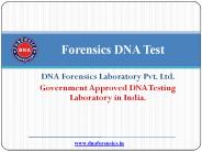 Forensics Testing in India