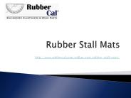 Rubber Stall Mats