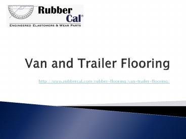 Van and Trailer Flooring