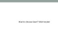 How to choose best T Shirt model PowerPoint PPT Presentation