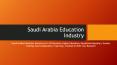 Saudi Arabia Education Industry, Higher Education Enrolments KSA PowerPoint PPT Presentation