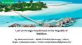 Law on Foreign Investments in the Republic of Maldives PowerPoint PPT Presentation
