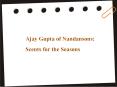 Ajay Gupta of Nandansons Scents for the Seasons PowerPoint PPT Presentation