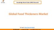 Food Thickeners Market Growth