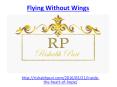 A perfect love story "Flying without wings" by Mr. Rishabh Puri PowerPoint PPT Presentation