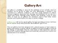 Gallery art PowerPoint PPT Presentation