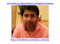 Mr. Rishabh puri is one of 21st century indian writers in english literature PowerPoint PPT Presentation
