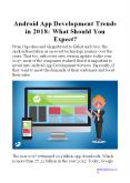 Android App Development Trends 2018 PowerPoint PPT Presentation