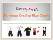 Giordana Cycling Size Chart