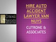 Van Nuys, Best Auto Accident Lawyer