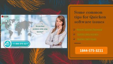 Some common tips for Quicken software issues