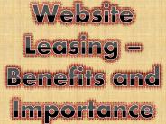 Benefits of Website Leasing or Rent on Websites
