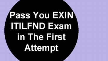 ITILFND Braindumps