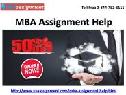 [MBA Assignment Help] @ 50% OFF | Assignment Expert