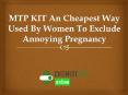 Purchase MTP Kit For Aborting Early Pregnancy