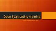 Openspan online training in hyderabad | india