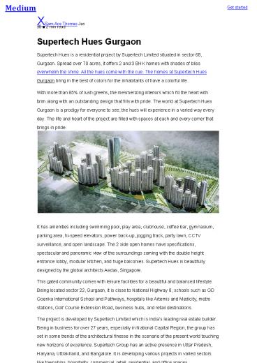 Supertech Hues Resale