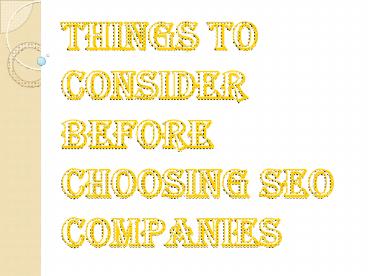 Tips You Should Remember While Picking a SEO SMO Organization