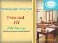 Refurnish your dining space with the best Hamptons style dining table PowerPoint PPT Presentation