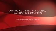 Artificial Green Wall Disk