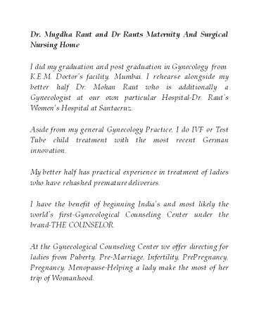 Dr. Mugdha Raut and Dr Rauts Maternity And Surgical Nursing Home