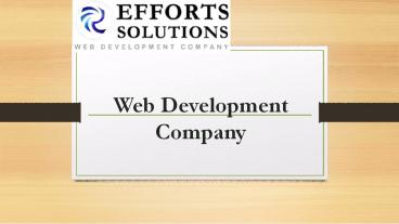 Web Development Company