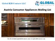 Austria Consumer Appliances Mailing List