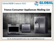 France Consumer Appliances Mailing List