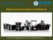 Mexico Consumer Appliances Mailing List