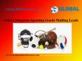 United Kingdom Sporting Goods Mailing Leads