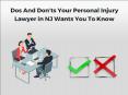 Dos And Don’ts Your Personal Injury Lawyer in NJ Wants You To Know PowerPoint PPT Presentation