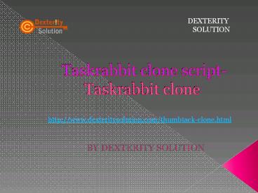 Taskrabbit clone | Taskrabbit script