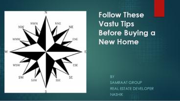 Follow these Vastu Tips Before Buying Home