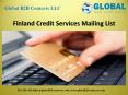 Finland Credit Services Mailing List PowerPoint PPT Presentation