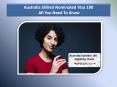 What is the Selection Procedure for Australia Immigration Government PowerPoint PPT Presentation