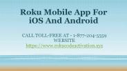 Roku mobile app