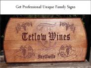 Get Professional Unique Family Signs
