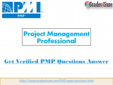 Pass The PMP Exam On The First Attempt