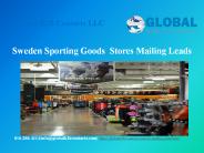 Sweden Sporting Goods  Stores Mailing Leads