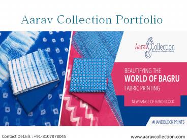 Cotton Garments Manufacturer - Aarav Collection (1)