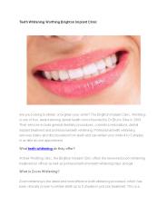 Teeth Whitening Worthing Brighton Implant Clinic