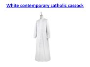 contemporary catholic cassock - PSG Vestments