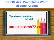 ISCOM 472  Predictable World /iscom472.com